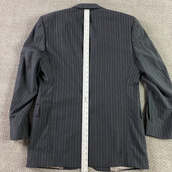 Hart Schaffner Marx Gold Trumpeter Suit Men's Jacket 40R Pants 33x27.5 Gray - Picture 12 of 16